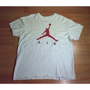 Air Jordan White T Sz XL